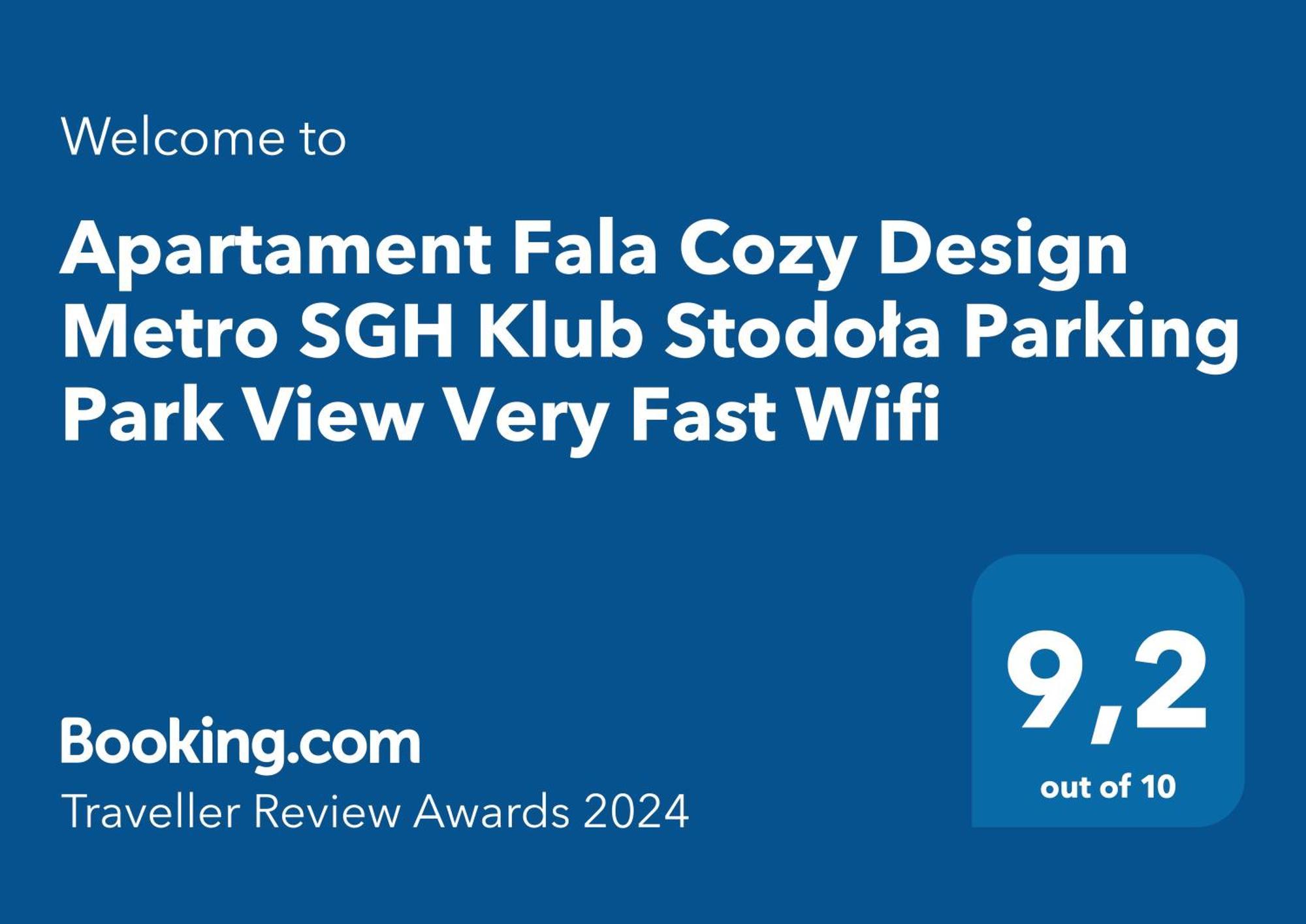 Apartament Fala Metro Sgh Klub Stodola Parking Parkview Fast Wifi Varşova Dış mekan fotoğraf